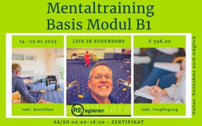 Mentaltraining Seminar vom 14.-15.01.2023