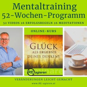 Mentaltraining Jahreskurs 52 Wochen Online-Kurs